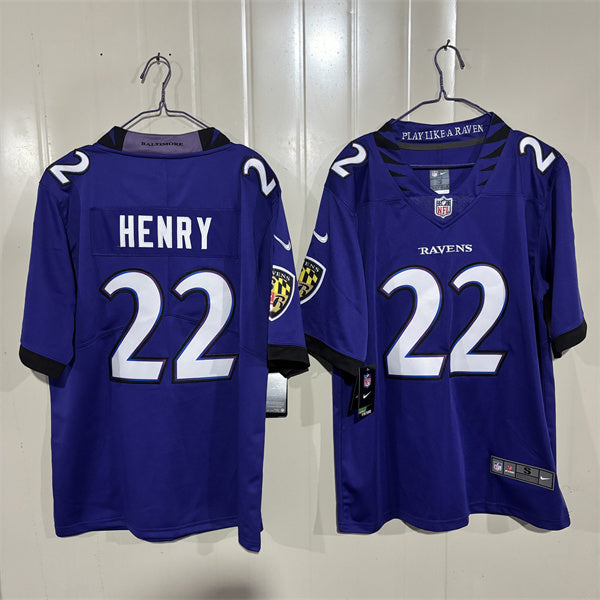 Derrick Henry Baltimore Ravens purple Vapor jersey