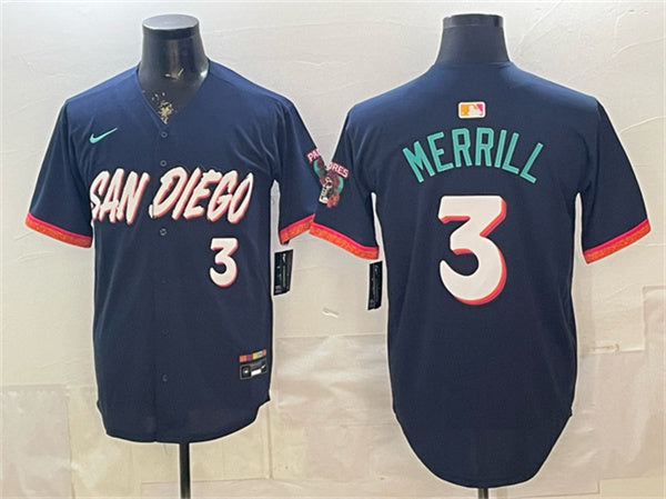 Jackson Merrill Obsidian San Diego Padres City Connect jersey