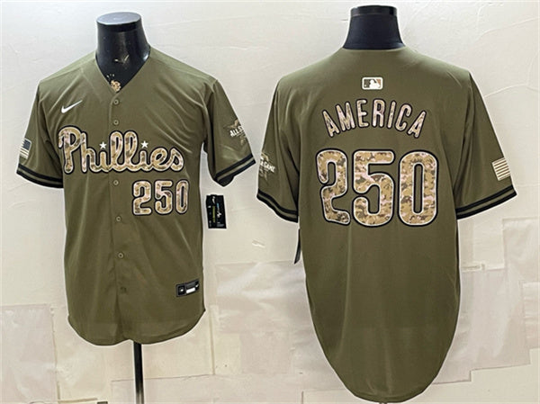 Philadelphia Phillies olive jersey