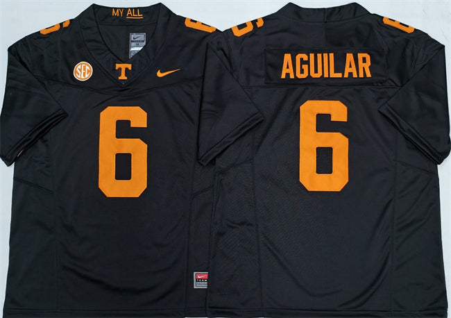 Joey Aguilar Tennessee Volunteers black jersey