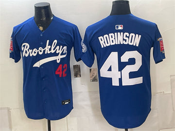 Jackie Robinson Los Angeles Dodgers blue jersey