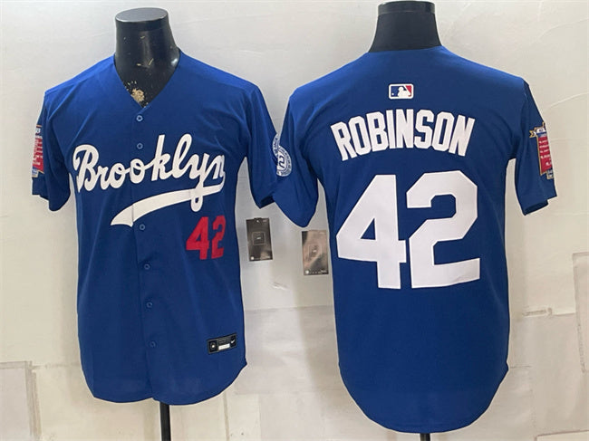 Jackie Robinson Los Angeles Dodgers blue jersey
