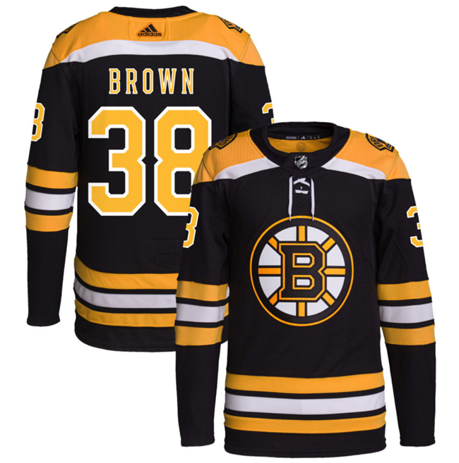 Patrick Brown Boston Bruins black jersey