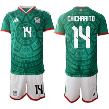 Javier Chicharito Mexico National Team green Home jersey