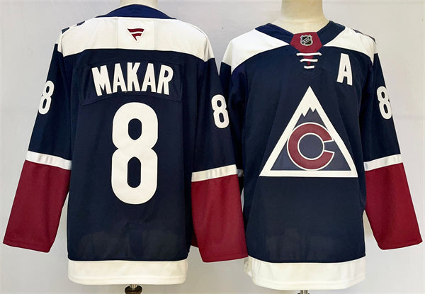 Cale Makar Colorado Avalanche navy Alternate jersey