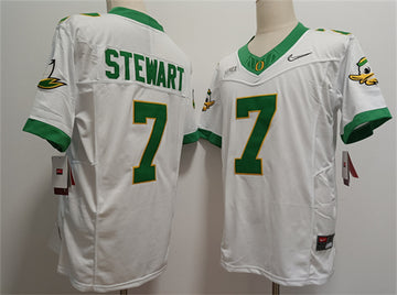 Evan Stewart Oregon Ducks white jersey