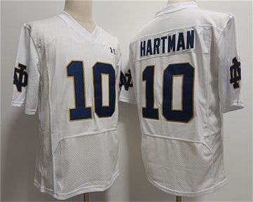 Sam Hartman Notre Dame Fighting Irish white jersey