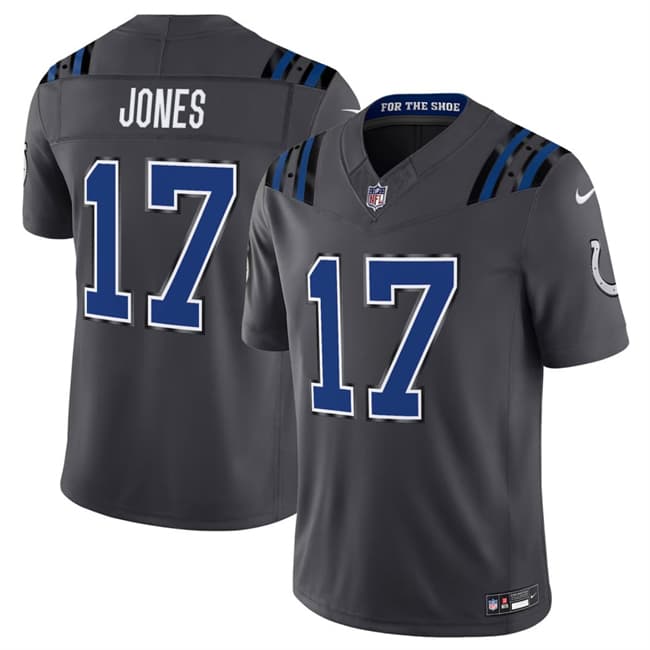 Daniel Jones Indianapolis Colts gray Limited jersey