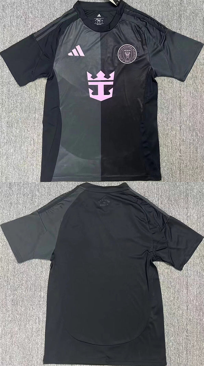 Custom Inter Miami CF black Away jersey