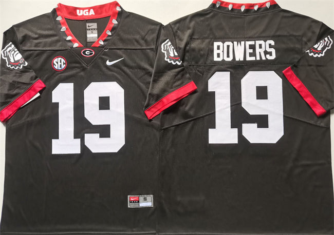 Brock Bowers Georgia Bulldogs black jersey