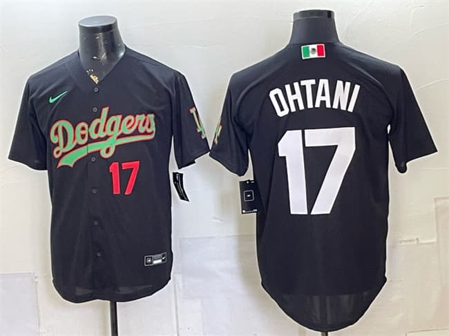 Shohei Ohtani Los Angeles Dodgers black Limited jersey