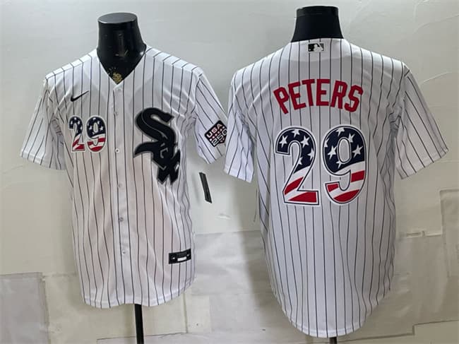Tristan Peters Chicago White Sox white jersey