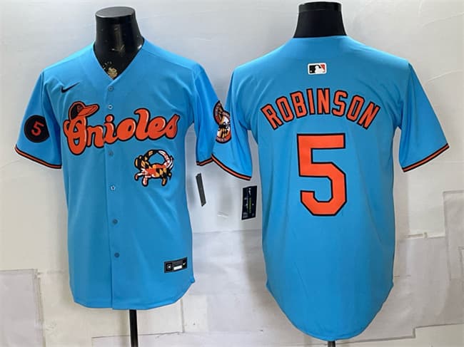 Brooks Robinson Baltimore Orioles blue Vapor jersey