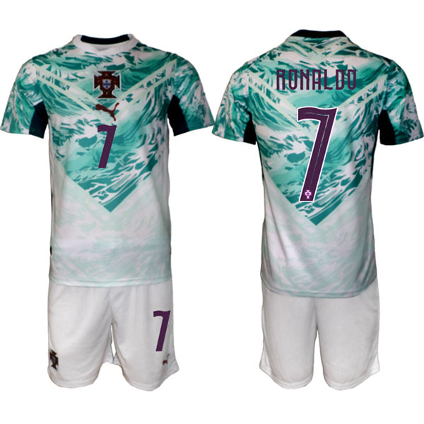 Cristiano Ronaldo Portugal National Team green Away jersey