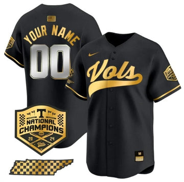 Custom Tennessee Volunteers black Vapor jersey