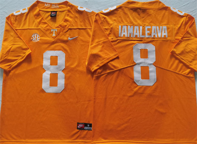 Nico Iamaleava Tennessee Volunteers orange jersey