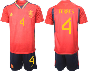 Torres Spain National Team red Home jersey