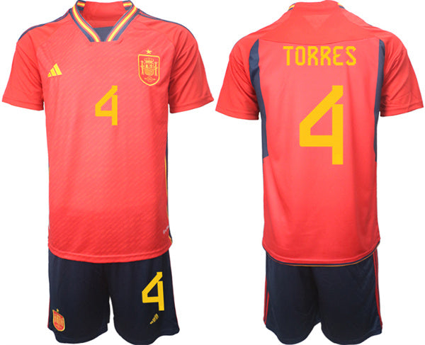 Torres Spain National Team red Home jersey