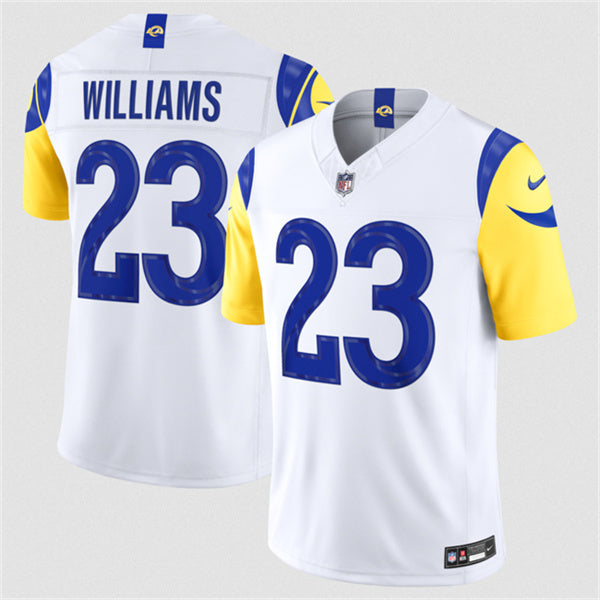 Kyren Williams Los Angeles Rams white Vapor jersey