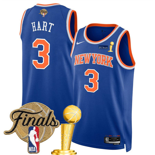 Josh Hart New York Knicks blue jersey