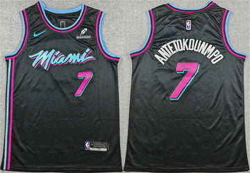 Giannis Antetokounmpo Miami Heat black jersey