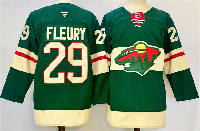 Marc-Andre Fleury Minnesota Wild green Home jersey
