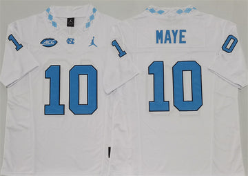 Drake Maye North Carolina Tar Heels white Limited jersey