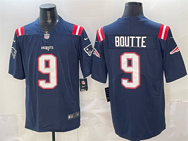 Kayshon Boutte New England Patriots navy Vapor jersey
