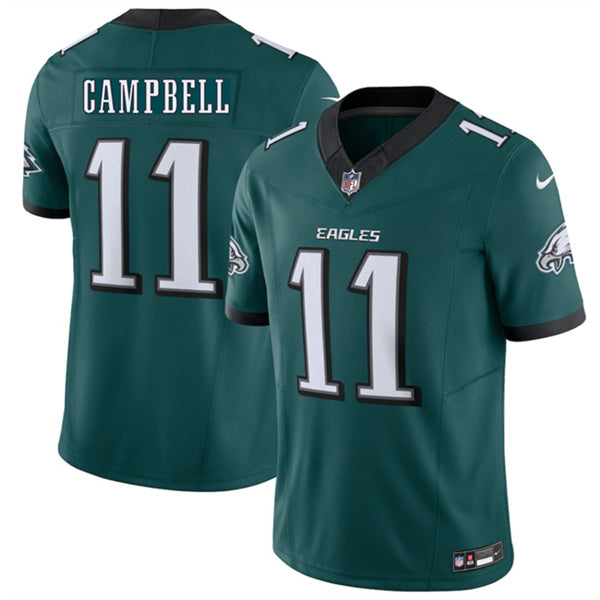 Jihaad Campbell Philadelphia Eagles green Vapor jersey