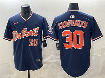 Kerry Carpenter Detroit Tigers navy Vapor jersey