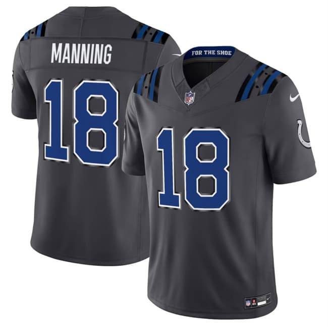 Peyton Manning Indianapolis Colts gray Limited jersey