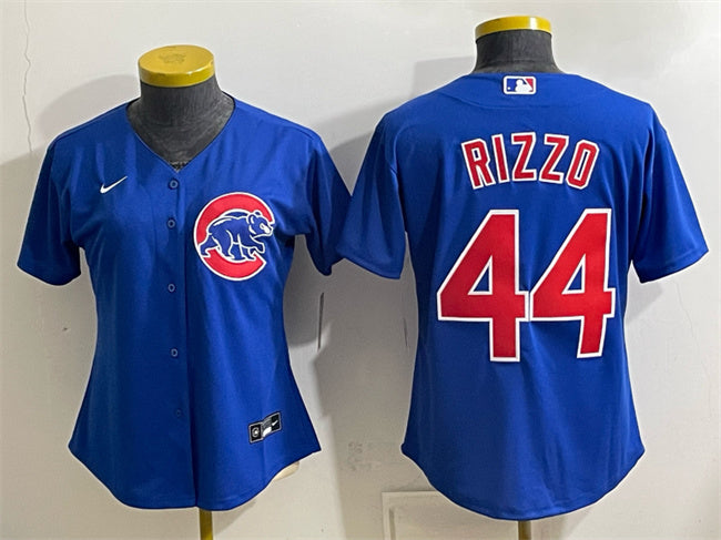 Anthony Rizzo Chicago Cubs royal jersey