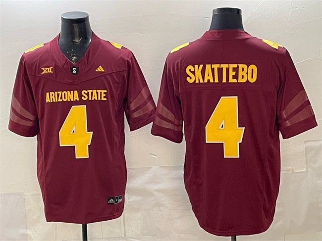 Cam Skattebo Arizona State Sun Devils red Vapor jersey