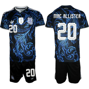 Alexis Mac Allister Argentina National Team black Away jersey