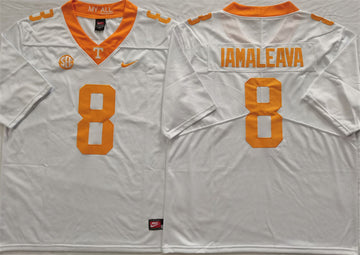 Nico Iamaleava Tennessee Volunteers white jersey