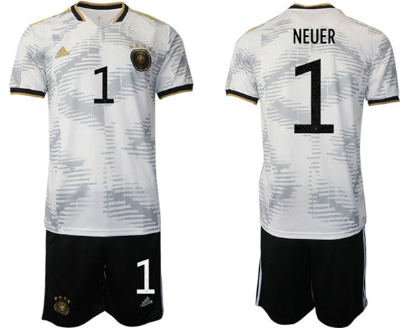 Neuer Germany National Team white Home jersey