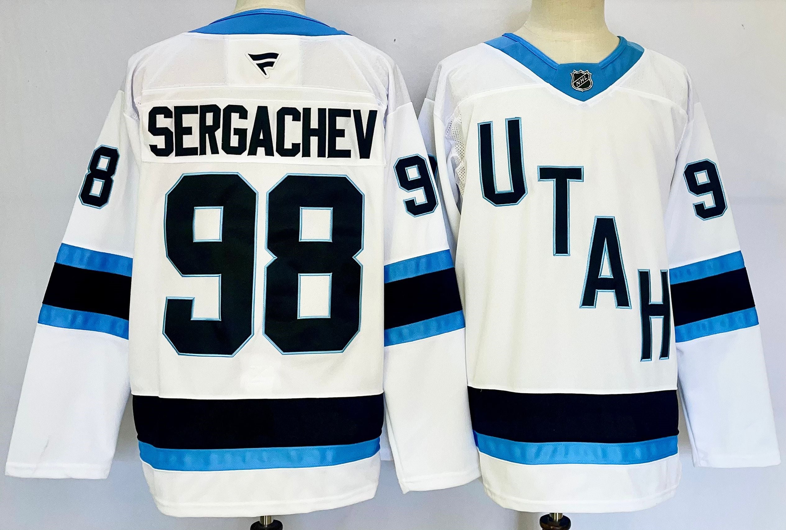 Mikhail Sergachev Utah Mammoth white jersey