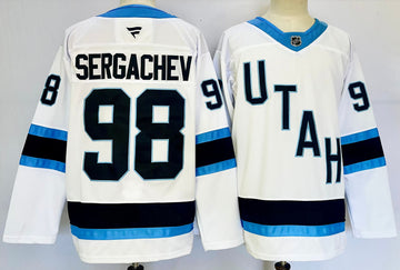 Mikhail Sergachev Utah Mammoth white jersey
