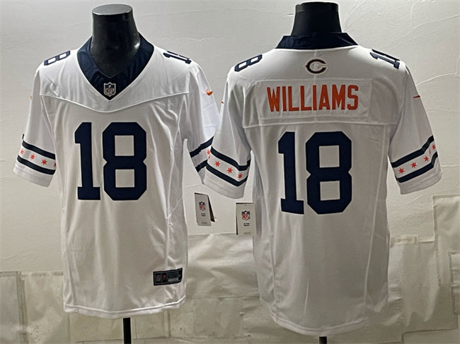 Caleb Williams Chicago Bears white Limited jersey