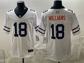 Caleb Williams Chicago Bears white Limited jersey