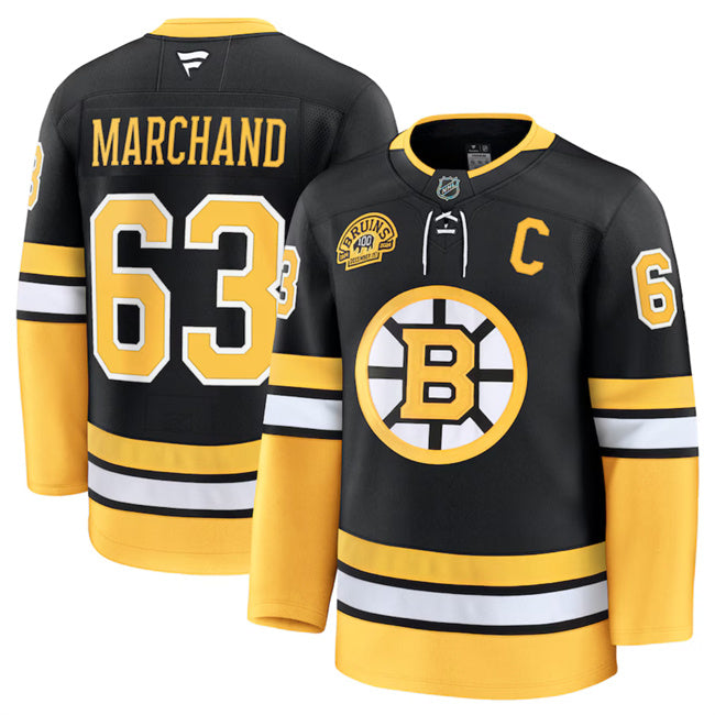 Brad Marchand Boston Bruins black jersey