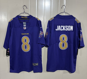Lamar Jackson Baltimore Ravens purple Vapor jersey