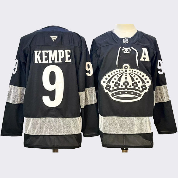 Adrian Kempe Los Angeles Kings black Alternate jersey