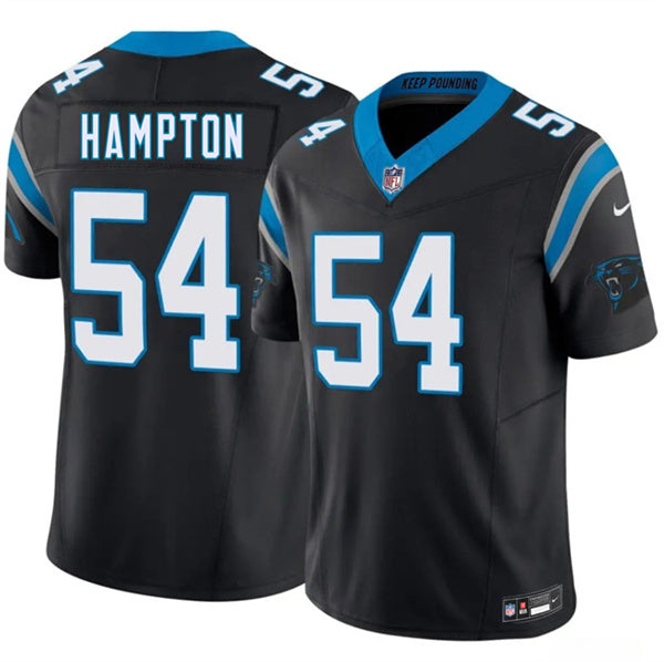Nick Hampton Carolina Panthers black Vapor jersey