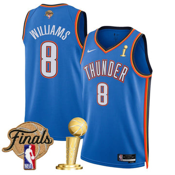 Jalen Williams Oklahoma City Thunder blue jersey
