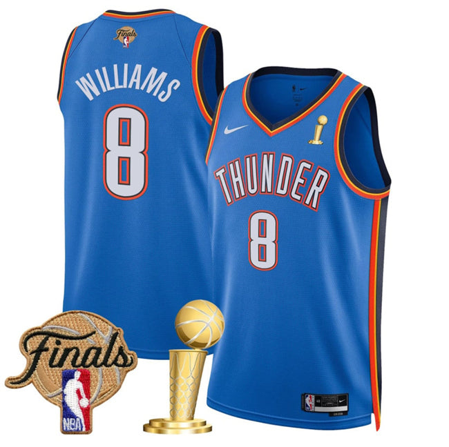 Jalen Williams Oklahoma City Thunder blue jersey