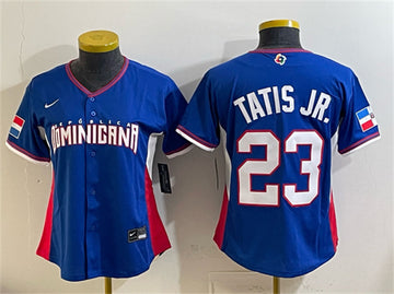 Fernando Tatis Jr Dominican Republic Baseball royal Classic jersey