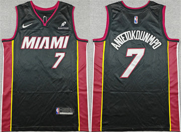 Giannis Antetokounmpo Miami Heat black jersey