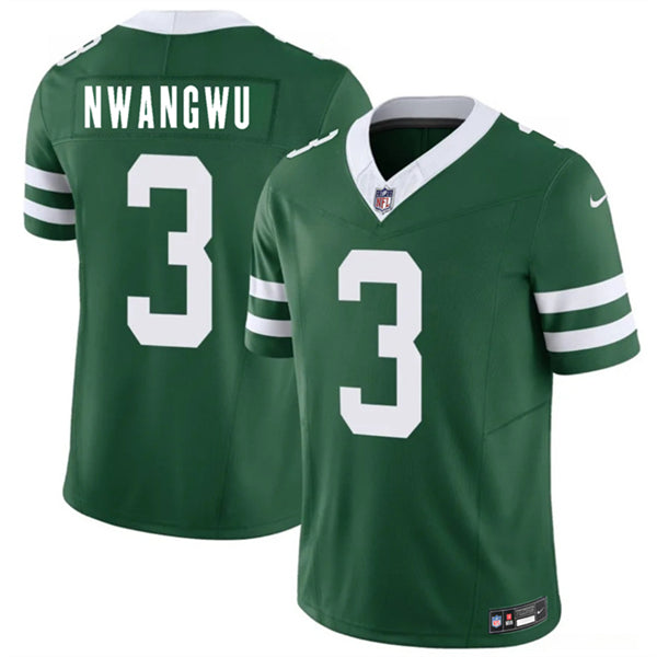 Kene Nwangwu New York Jets green Vapor jersey