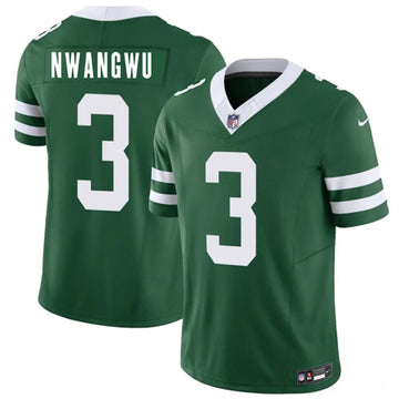 Kene Nwangwu New York Jets green Vapor jersey